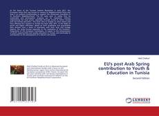 Bookcover of EU's post Arab Spring contribution to Youth & Education in Tunisia
