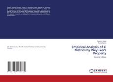 Empirical Analysis of Li Metrics by Weyuker's Property的封面