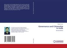 Copertina di Governance and Citizenship in India