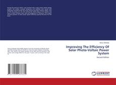 Improving The Efficiency Of Solar Photo-Voltaic Power System kitap kapağı