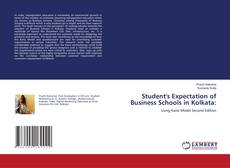 Buchcover von Student's Expectation of Business Schools in Kolkata: