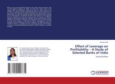 Buchcover von Effect of Leverage on Profitability – A Study of Selected Banks of India