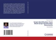 Buchcover von Script Identification From Multi-Script Handwritten Documents