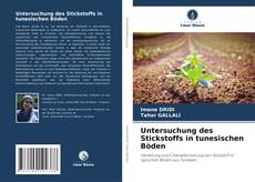 Capa do livro de Untersuchung des Stickstoffs in tunesischen Böden 