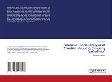 Copertina di Financial - Social analysis of Croatian shipping company "Jadrolinija"
