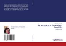 Buchcover von An approach to the study of linguistics