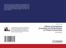Buchcover von Effects of Employee Incentives on Performance in Private Universities