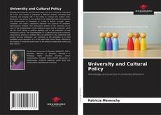 Portada del libro de University and Cultural Policy