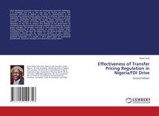 Capa do livro de Effectiveness of Transfer Pricing Regulation in Nigeria/FDI Drive 