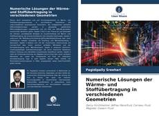 Обложка Numerische Lösungen der Wärme- und Stoffübertragung in verschiedenen Geometrien