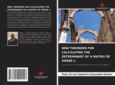 Buchcover von NEW THEOREMS FOR CALCULATING THE DETERMINANT OF A MATRIX OF ORDER n