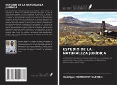 Обложка ESTUDIO DE LA NATURALEZA JURÍDICA