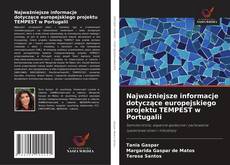 Portada del libro de Najważniejsze informacje dotyczące europejskiego projektu TEMPEST w Portugalii