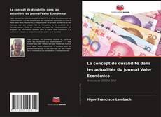 Buchcover von Le concept de durabilité dans les actualités du journal Valor Econômico