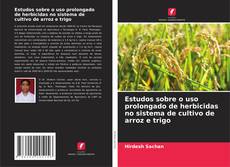 Capa do livro de Estudos sobre o uso prolongado de herbicidas no sistema de cultivo de arroz e trigo 