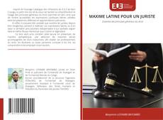 Couverture de MAXIME LATINE POUR UN JURISTE