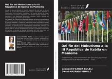 Capa do livro de Del fin del Mobutismo a la III República de Kabila en Maniema 