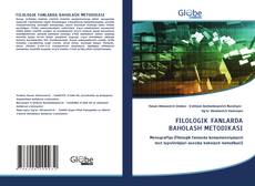 FILOLOGIK FANLARDA BAHOLASH METODIKASI kitap kapağı
