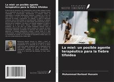 Capa do livro de La miel: un posible agente terapéutico para la fiebre tifoidea 