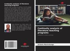 Обложка Continuity analysis of literature teaching programs