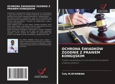 Buchcover von OCHRONA ŚWIADKÓW ZGODNIE Z PRAWEM KONGIJSKIM