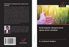 Buchcover von Postrzeganie ubezpieczenia upraw przez rolników