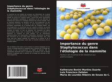 Capa do livro de Importance du genre Staphylococcus dans l'étiologie de la mammite 