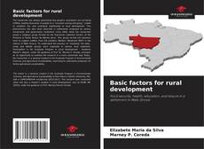 Обложка Basic factors for rural development