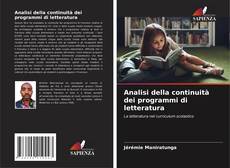 Copertina di Analisi della continuità dei programmi di letteratura
