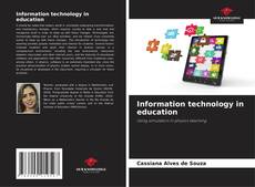 Couverture de Information technology in education