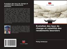Buchcover von Évolution des taux de change et volatilité des rendements boursiers