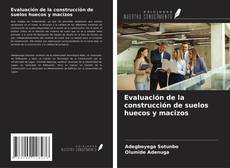 Portada del libro de Evaluación de la construcción de suelos huecos y macizos