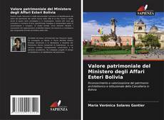 Copertina di Valore patrimoniale del Ministero degli Affari Esteri Bolivia