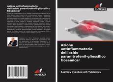 Copertina di Azione antinfiammatoria dell'acido paranitrofenil-gliossilico tiosemicar