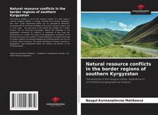 Обложка Natural resource conflicts in the border regions of southern Kyrgyzstan