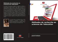 Buchcover von Méthodes de recherche en sciences de l'éducation
