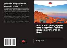 Copertina di Interaction pédagogique dans l'apprentissage des langues étrangères en ligne