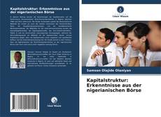 Bookcover of Kapitalstruktur: Erkenntnisse aus der nigerianischen Börse