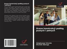 Buchcover von Ocena konstrukcji podłóg pustych i pełnych