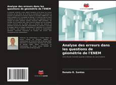 Capa do livro de Analyse des erreurs dans les questions de géométrie de l'ENEM 