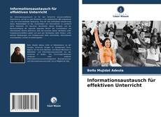 Copertina di Informationsaustausch für effektiven Unterricht