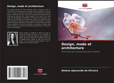 Copertina di Design, mode et architecture