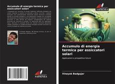 Buchcover von Accumulo di energia termica per essiccatori solari