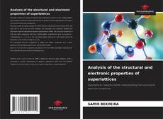Buchcover von Analysis of the structural and electronic properties of superlattices