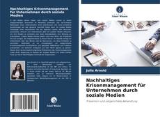 Buchcover von Nachhaltiges Krisenmanagement für Unternehmen durch soziale Medien