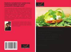 Badanie świadomości społecznej Indonezyjczyków na temat produktów ekologicznych的封面