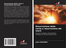 Bookcover of Resurrezione della carne e resurrezione dei morti