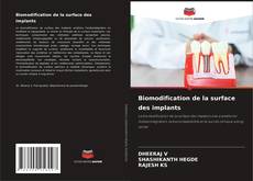 Buchcover von Biomodification de la surface des implants