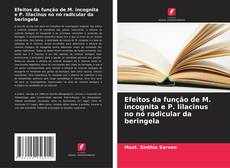 Portada del libro de Efeitos da função de M. incognita e P. lilacinus no nó radicular da beringela