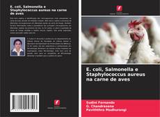 Portada del libro de E. coli, Salmonella e Staphylococcus aureus na carne de aves